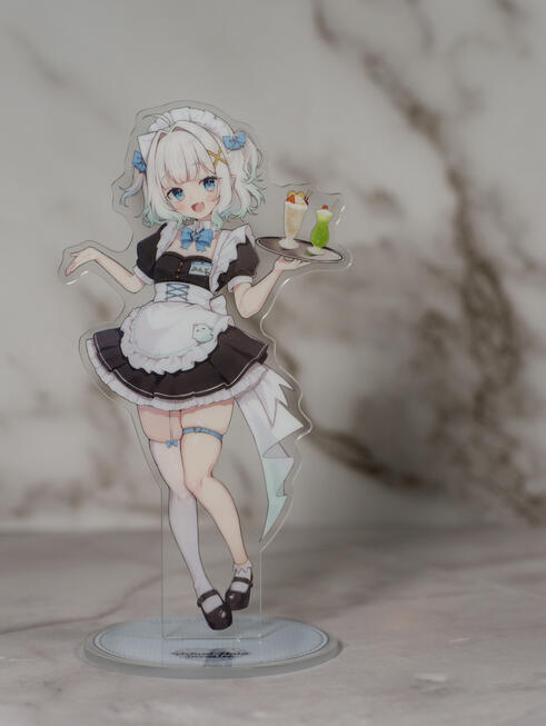 Mint Fantome Asayoru Cafe Standee